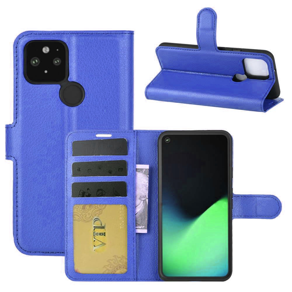 Leather Folio Wallet Case for Google Pixel 5 Leather Folio Wallet Case for Google Pixel 5